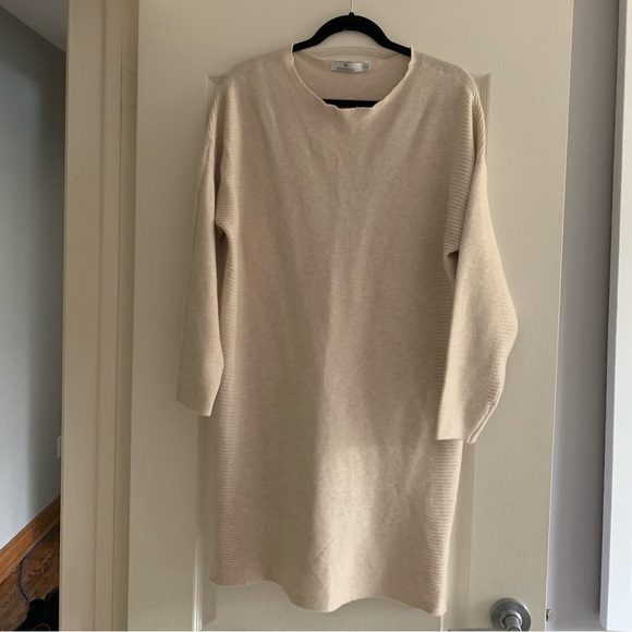 Dresses & Skirts - 3 for $30 - Beautiful off white viscose/stretch sweater dress